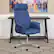 Alt View 12. Alamont Home - Contemporary Fabric Executive Swivel Office Chair - Blue.
