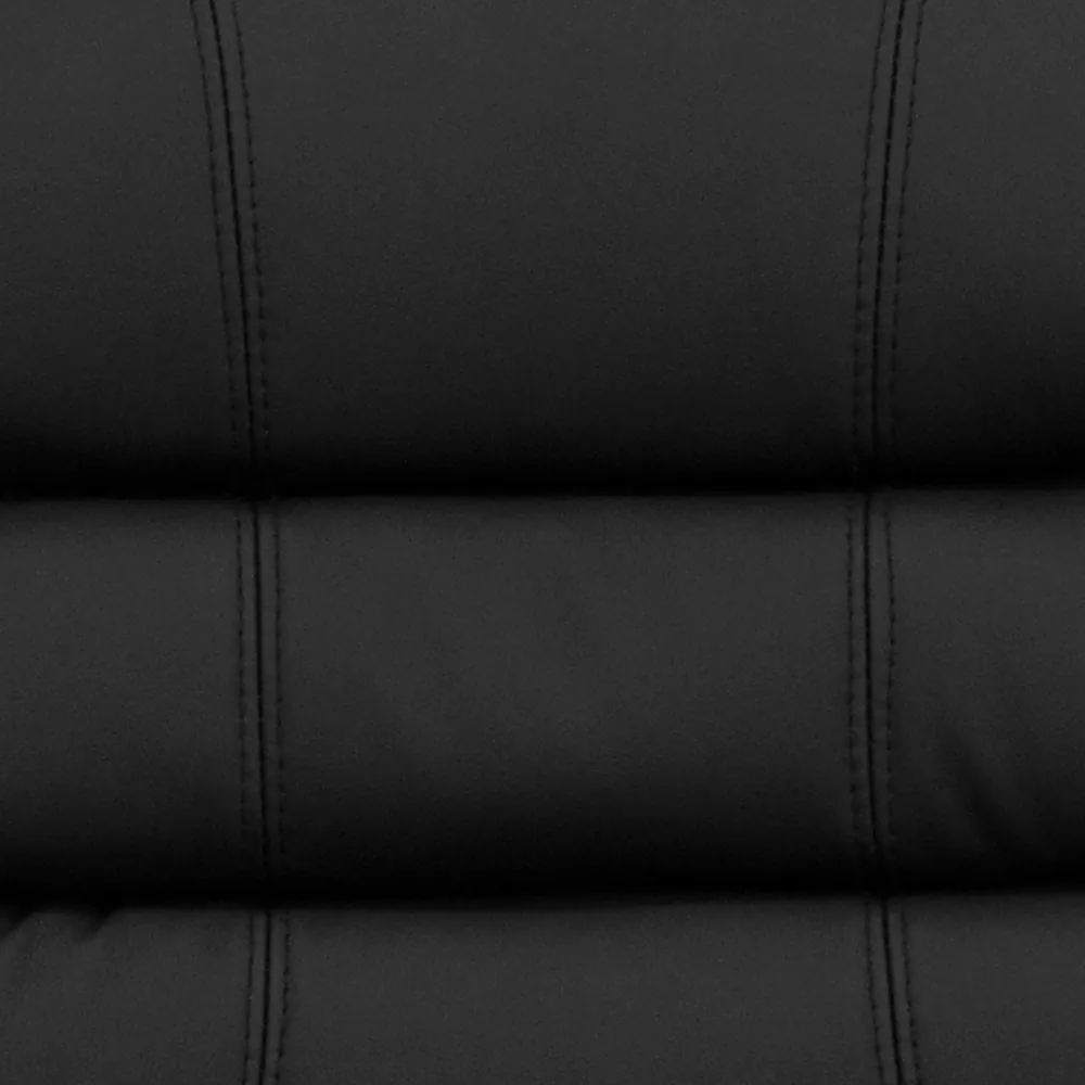 Alt View 19. Alamont Home - Lane Contemporary Leather/Faux Leather Swivel Office Chair - Black.