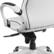 Alt View 15. Alamont Home - Contemporary Vinyl Executive Swivel Office Chair - White.