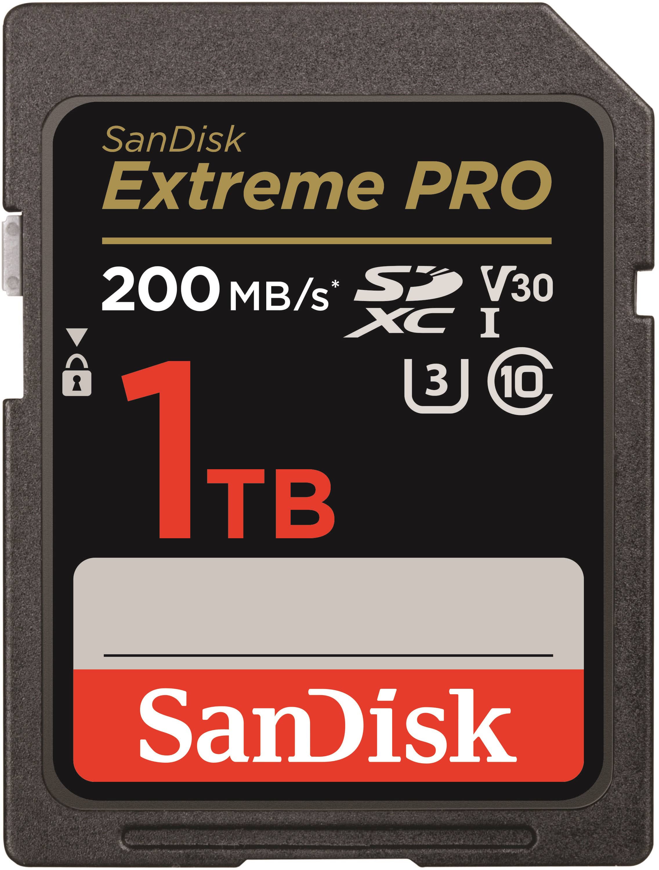 Front. SanDisk - Extreme PRO 1TB SDXC UHS-I Memory Card.