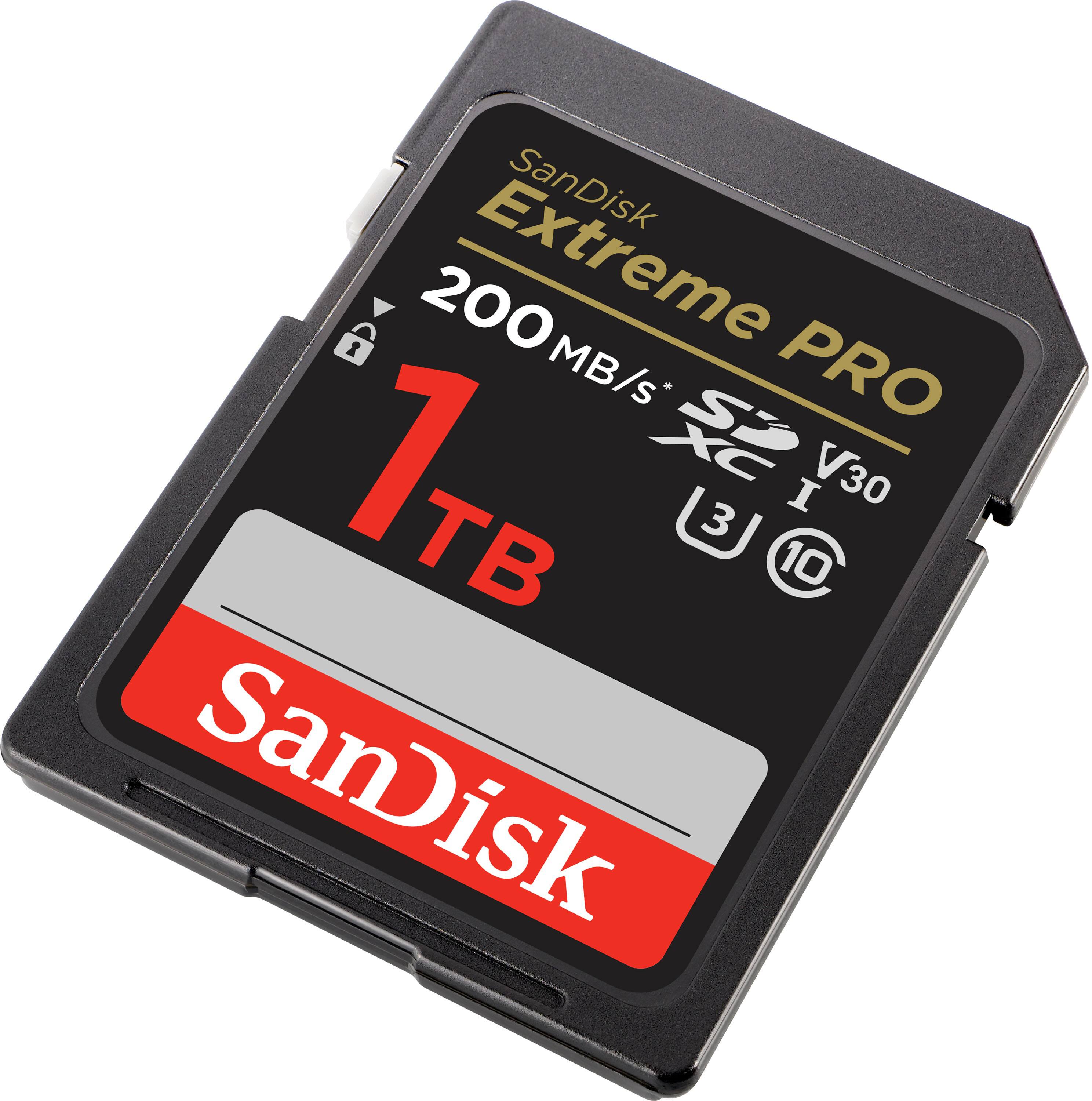 Alt View 12. SanDisk - Extreme PRO 1TB SDXC UHS-I Memory Card.