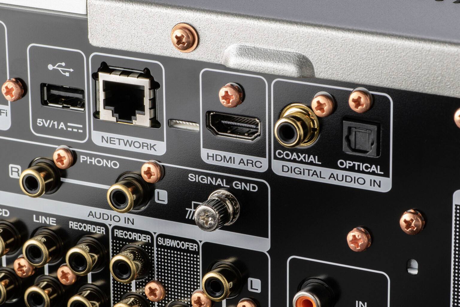 Alt View 12. Marantz - Model 40n Stereo Integrated Amplifier - Silver Gold.