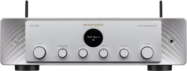 Front. Marantz - Model 40n Stereo Integrated Amplifier - Silver Gold.