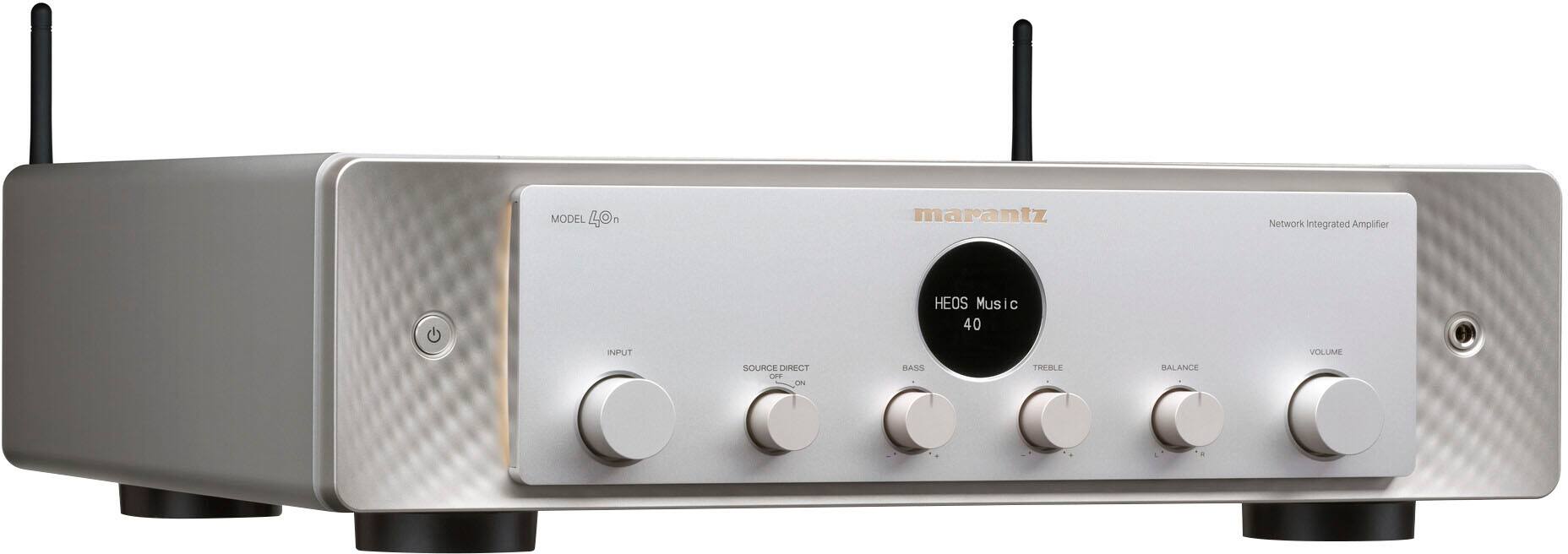 Left. Marantz - Model 40n Stereo Integrated Amplifier - Silver Gold.