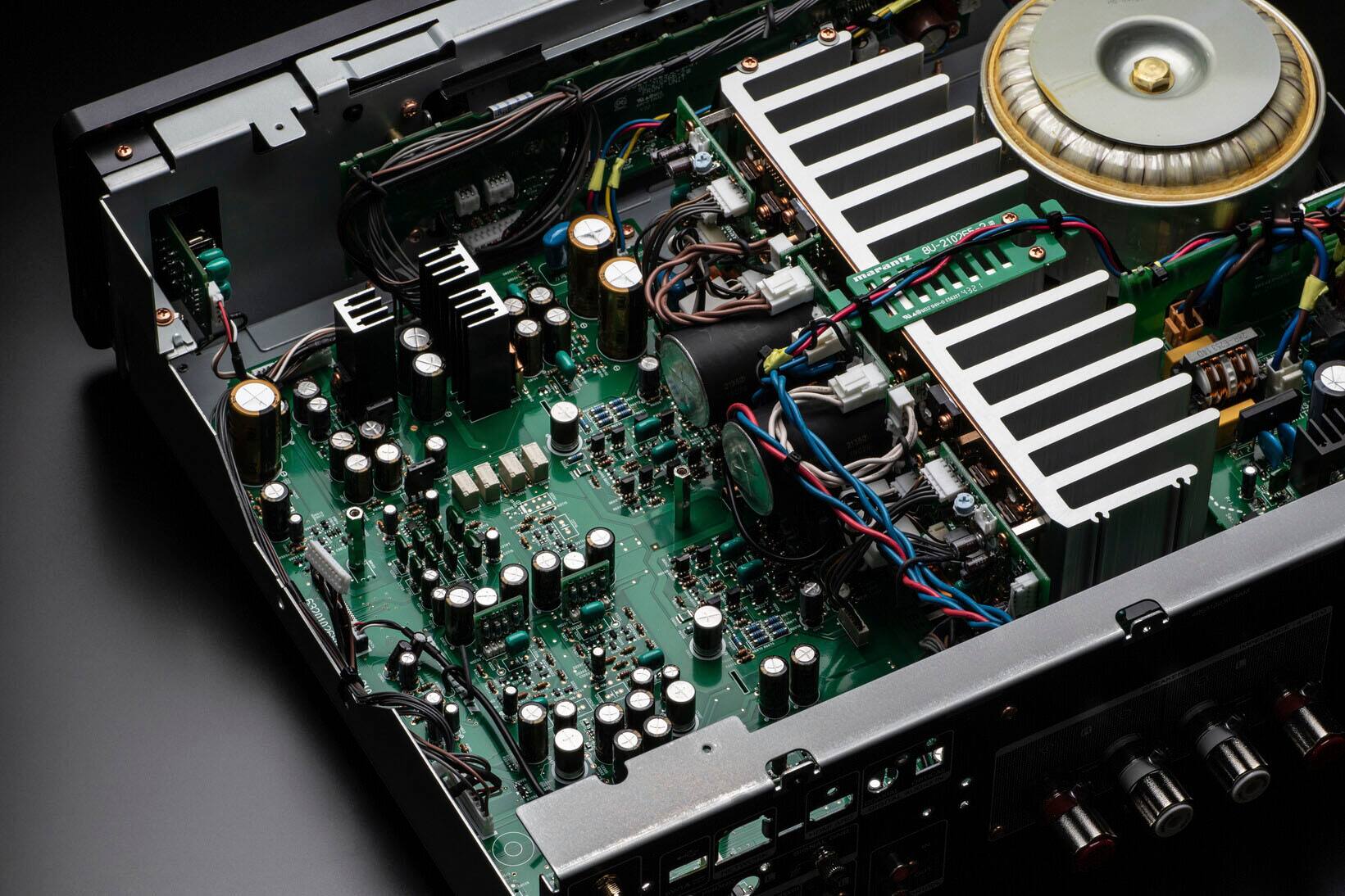 Alt View 13. Marantz - Model 40n Stereo Integrated Amplifier - Silver Gold.