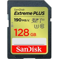 SanDisk Extreme PLUS 128GB UHS-I / Class 10 SDXC Memory Card