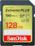 SANDISK - 128GB Extreme PLUS SD UHS-I Memory Card, R/W up to 240/120MB/s
