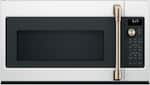 Front. Café - 1.7 Cu. Ft. Convection Over-the-Range Microwave with Air Fry - Matte White.