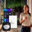 Alt View 14. Philips - Hue White and Color Ambiance Lucca Wall Light - Black.