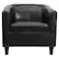 Alt View 11. Alamont Home - Katie Transitional Leather/Faux Leather Reception Chair - Black.