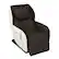 Angle. Synca Wellness - CirC+ Zero Gravity SLTrack Massage Chair - Brown.