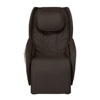 Synca Wellness - CirC+ Zero Gravity SLTrack Massage Chair - Brown - Front_Zoom