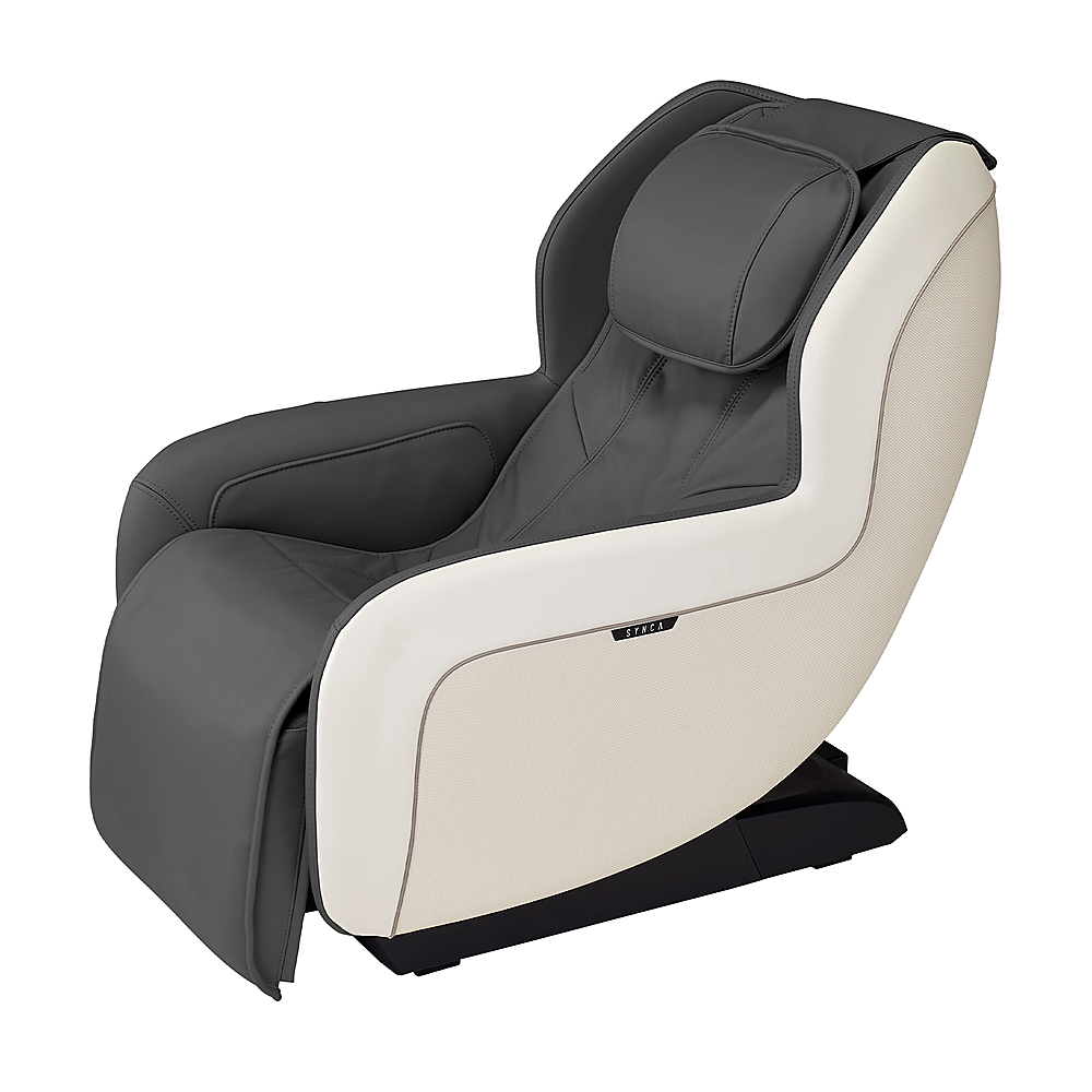 Left View: Synca Wellness - CirC+ Zero Gravity SL Track Massage Chair - Gray