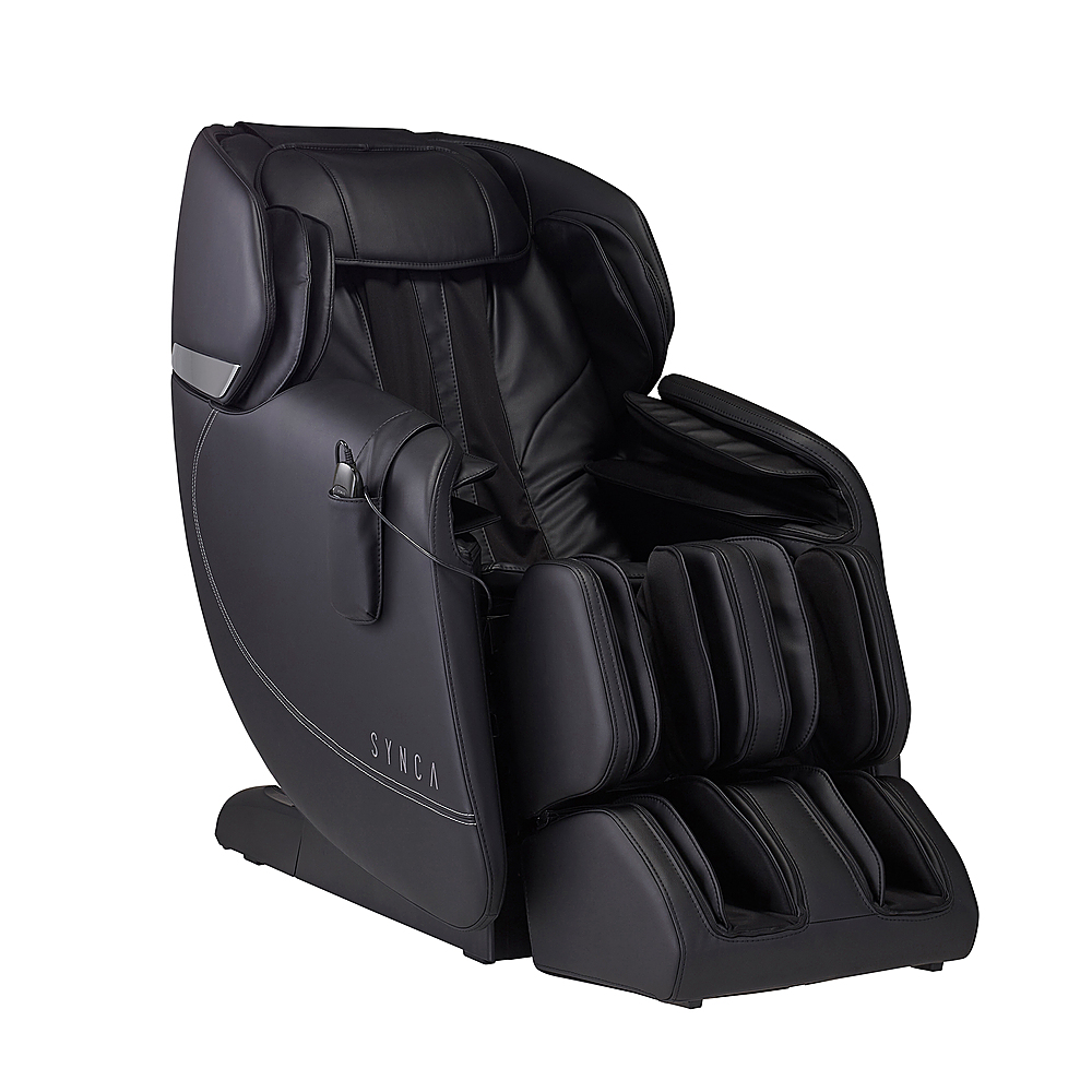 Angle View: Synca Wellness - Hisho  SLTrack Zero Gravity Massage Chair - Black