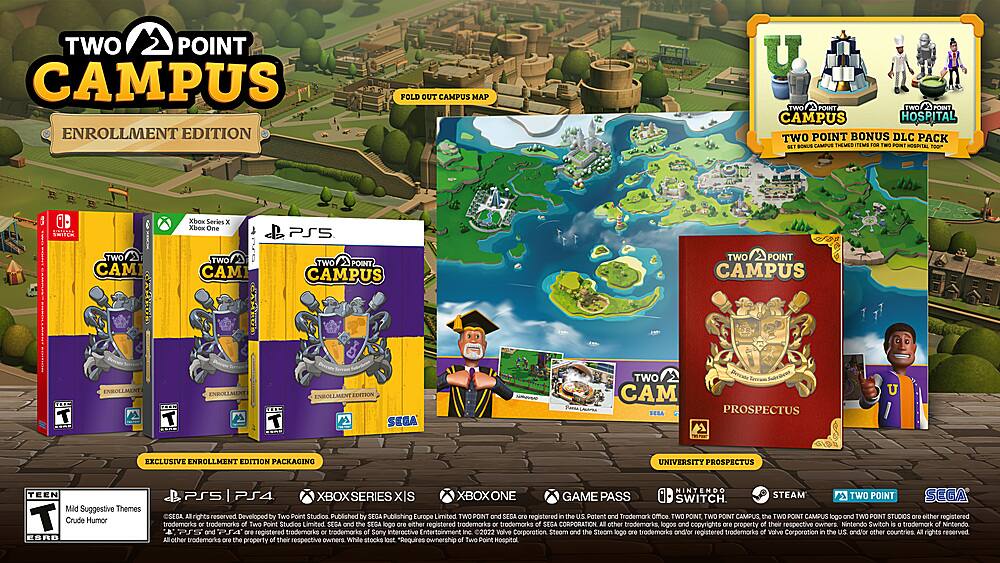 Angle. SEGA - Two Point Campus Enrollment.