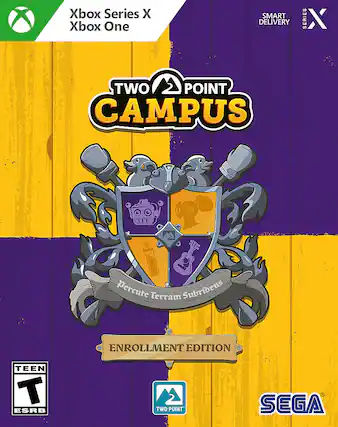 Front. SEGA - Two Point Campus Enrollment. - T (Teen 13+)
