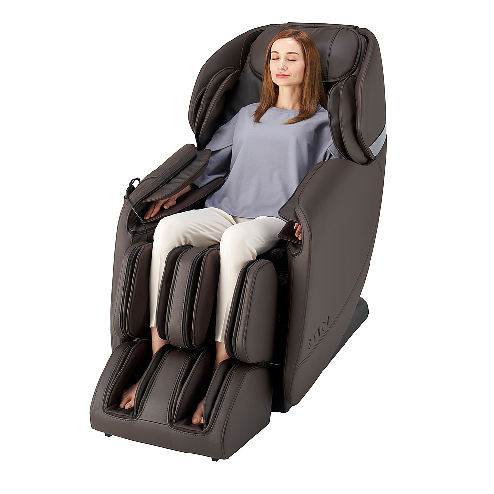 Synca Wellness Hisho SLTrack Zero Gravity Massage Chair Brown Hisho Brown -  Best Buy