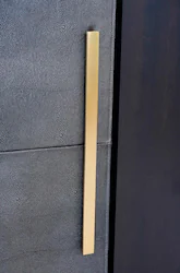 JennAir - Leather Refrigerator Panel - Gray - Front_Zoom