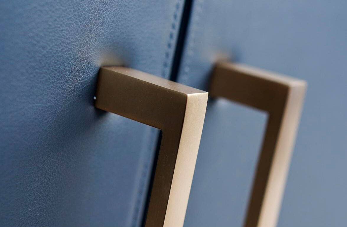 Alt View 11. JennAir - Leather Refrigerator Panel - Gray.