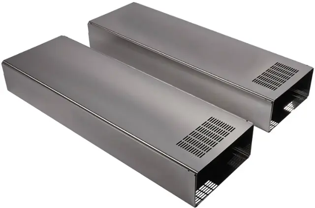Front. JennAir - Range Hood Extension Kit - Silver.