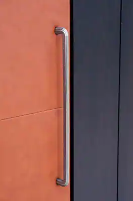 JennAir - Leather Refrigerator Panel - Gray