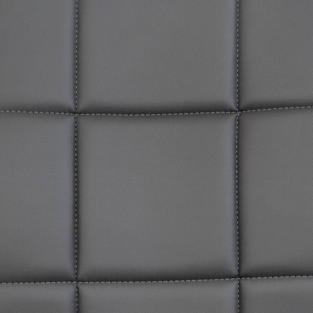 Alt View 17. Alamont Home - Clayton Modern Vinyl Swivel Office Chair with Arms - Gray.