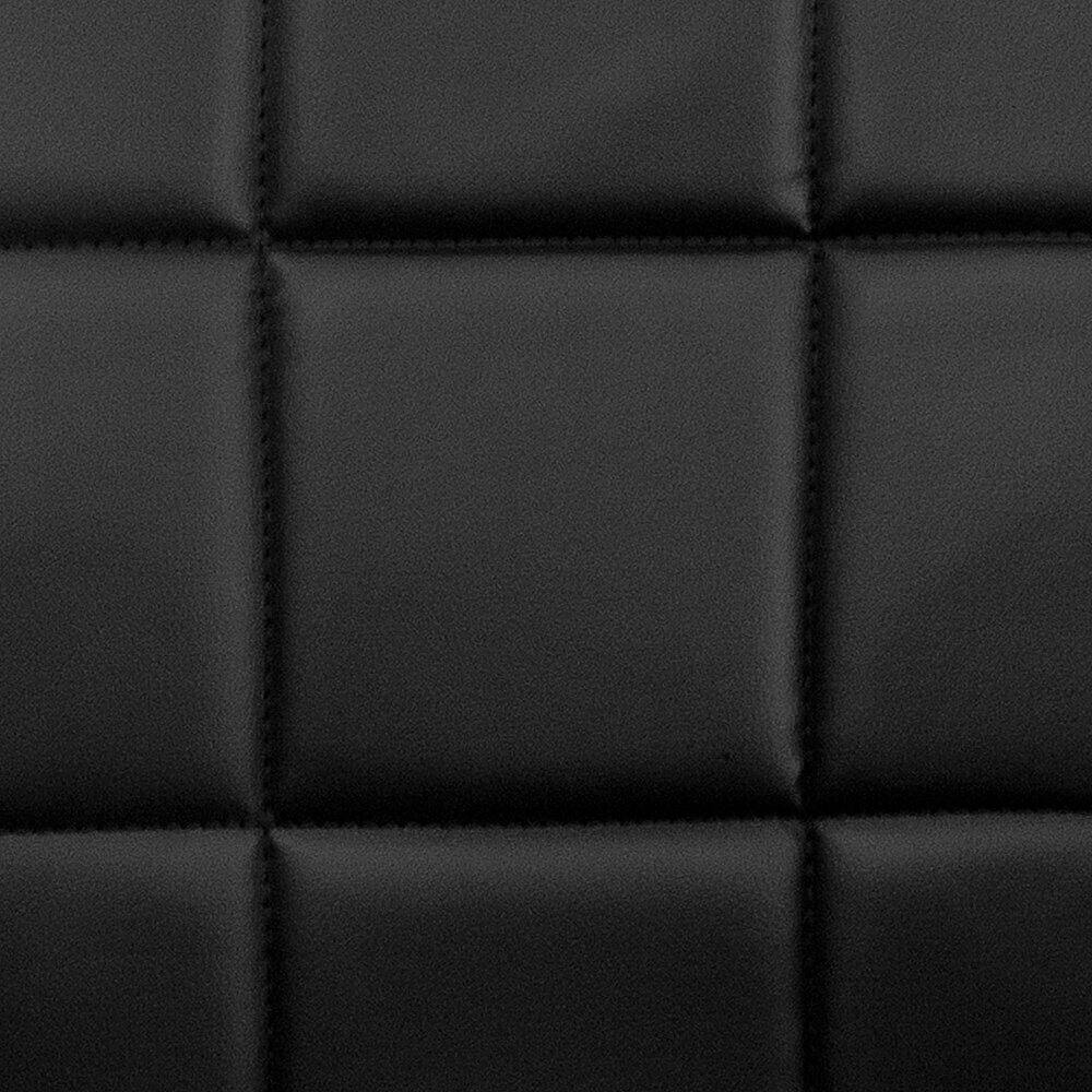 Alt View 18. Alamont Home - Clayton Modern Vinyl Swivel Office Chair with Arms - Black.