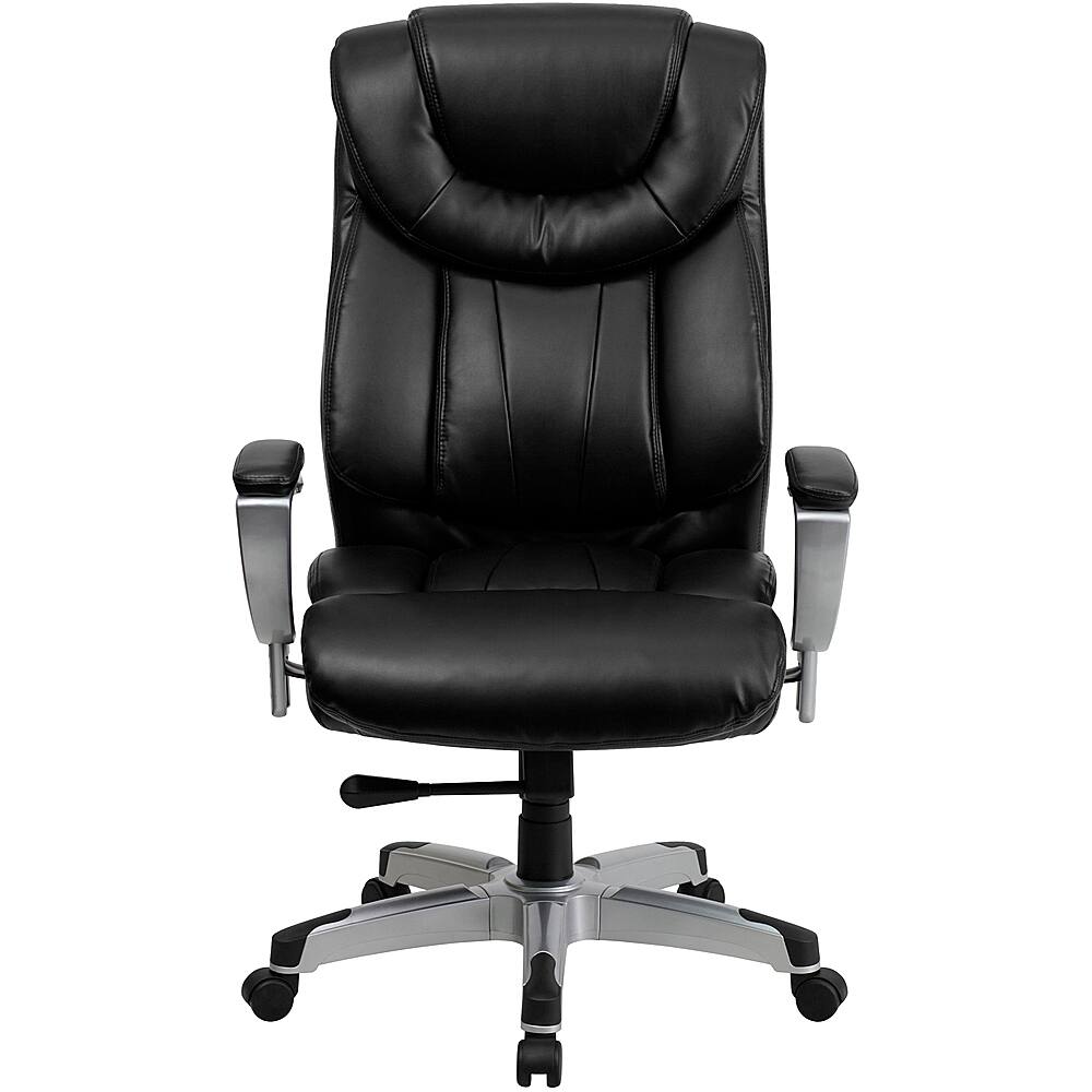 Alt View 11. Alamont Home - Hercules Big & Tall 400 lb. Rated High Back Black LeatherSoft Office Chair - Black LeatherSoft.