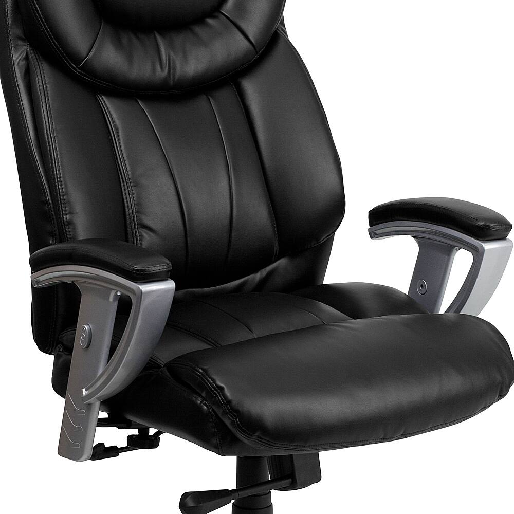 Alt View 15. Alamont Home - Hercules Big & Tall 400 lb. Rated High Back Black LeatherSoft Office Chair - Black LeatherSoft.