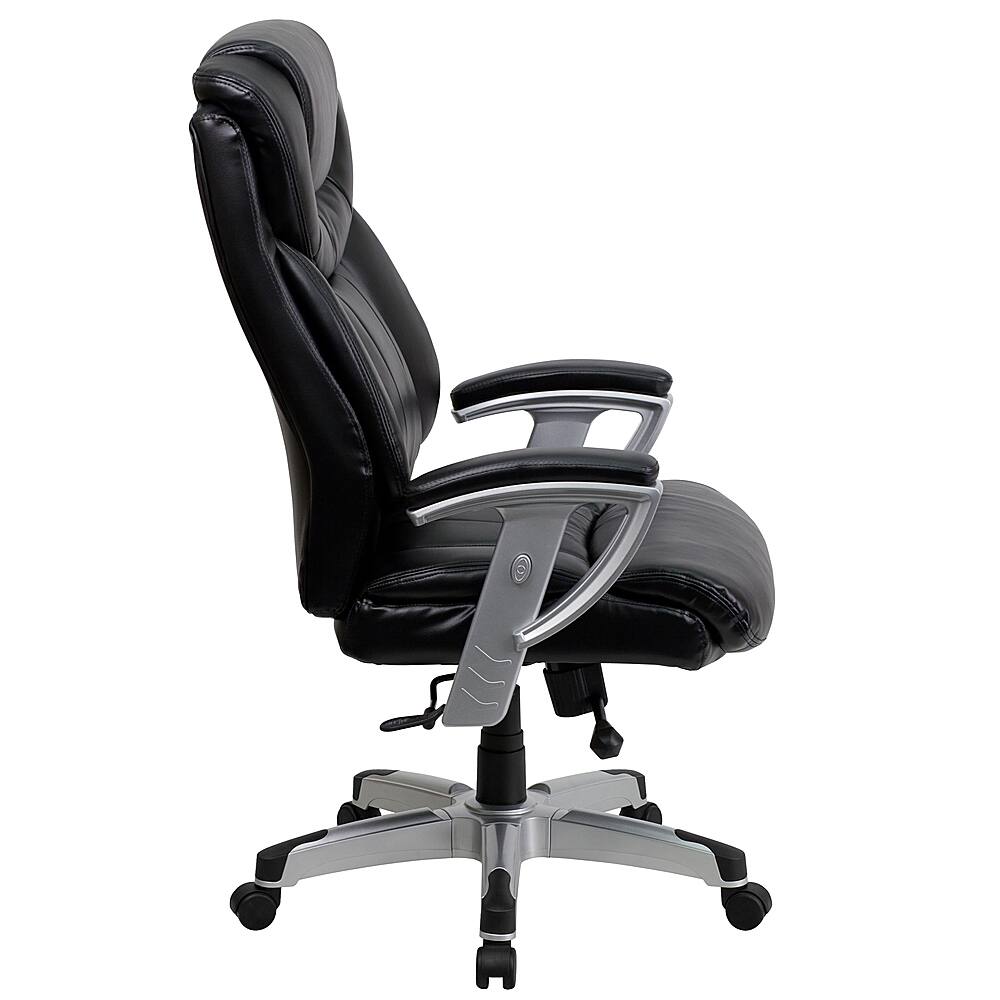 Alt View 16. Alamont Home - Hercules Big & Tall 400 lb. Rated High Back Black LeatherSoft Office Chair - Black LeatherSoft.