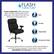 Flash Furniture Hercules Series Big & Tall 400 lb. Rated Black Fabric Ergonomic Task Office Chair with Line Stitching and Adjustable Arms. Safe, Durable, High-Quality, Commercial Grade. Commercial grade tested to ensure the safety and durability of our Flash Furniture products. This product conforms with ANSI/BIFMA X5.1 Standard for office chairs.