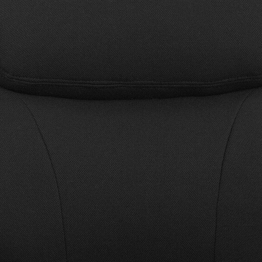 Alt View 18. Alamont Home - Hercules Contemporary Fabric Big & Tall Swivel Mid-Back Office Chair - Black Fabric.