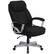 Front. Alamont Home - Hercules Contemporary Fabric Big & Tall Swivel Office Chair with Arms - Black Fabric.