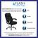 Flash Furniture Hercules Series Big & Tall 500 lb. Rated Black Fabric Executive Swivel Ergonomic Office Chair with Arms Safe Durable High-Quality Commercial Grade Commercial grade tested to ensure the safety and durability of our Flash Furniture products. This product conforms with ANSI/BIFMA X5.1 Standard for office chairs.
