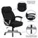 Alt View 40. Alamont Home - Hercules Contemporary Fabric Big & Tall Swivel Office Chair with Arms - Black Fabric.