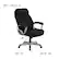 Alt View 13. Alamont Home - Hercules Contemporary Fabric Big & Tall Swivel Office Chair with Arms - Black Fabric.