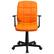Alt View 11. Alamont Home - Clayton Modern Vinyl Swivel Office Chair with Arms - Orange.