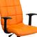 Alt View 15. Alamont Home - Clayton Modern Vinyl Swivel Office Chair with Arms - Orange.