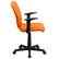 Alt View 16. Alamont Home - Clayton Modern Vinyl Swivel Office Chair with Arms - Orange.