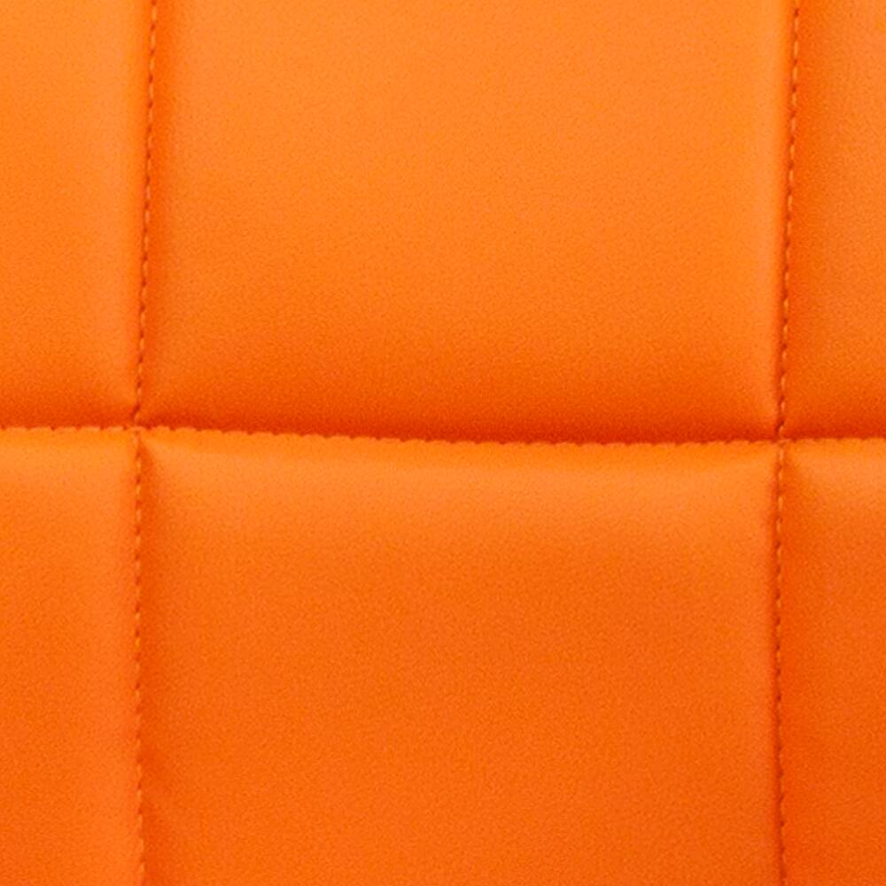 Alt View 18. Alamont Home - Clayton Modern Vinyl Swivel Office Chair with Arms - Orange.