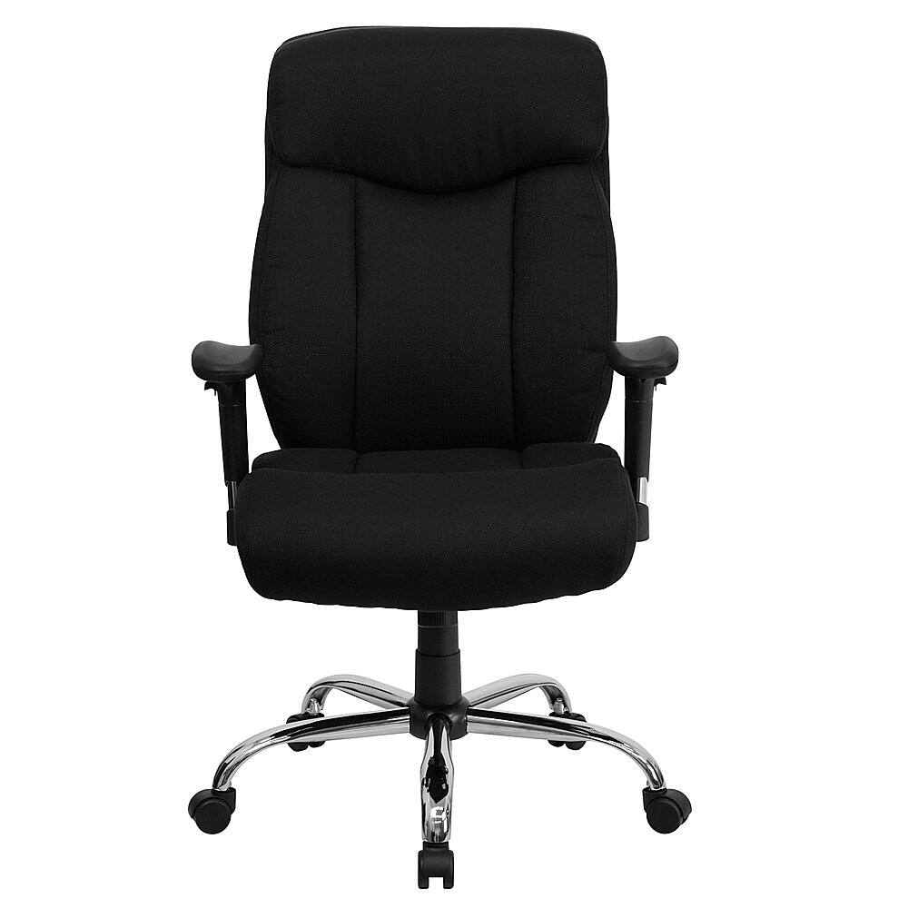 Alt View 11. Alamont Home - Hercules Contemporary Fabric Big & Tall Swivel Office Chair with Headrest - Black Fabric.