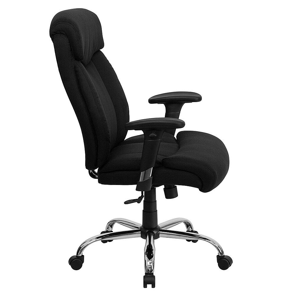 Alt View 13. Alamont Home - Hercules Contemporary Fabric Big & Tall Swivel Office Chair with Headrest - Black Fabric.