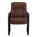 Alt View 11. Alamont Home - Isla Contemporary Fabric Side Chair - Upholstered - Brown Microfiber.