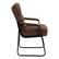 Alt View 16. Alamont Home - Isla Contemporary Fabric Side Chair - Upholstered - Brown Microfiber.