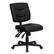 Front. Alamont Home - Cole Contemporary Leather/Faux Leather Swivel Office Chair - Black.
