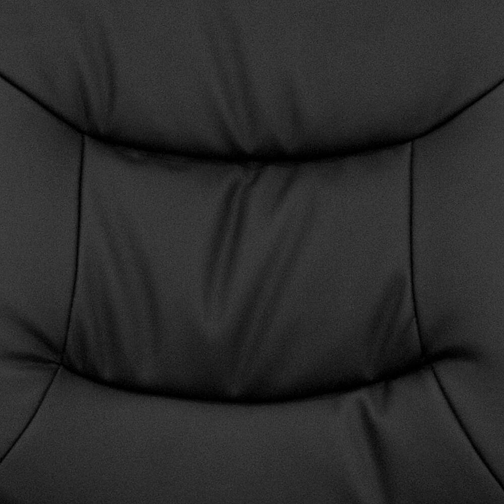 Alt View 18. Alamont Home - Cole Contemporary Leather/Faux Leather Swivel Office Chair - Black.