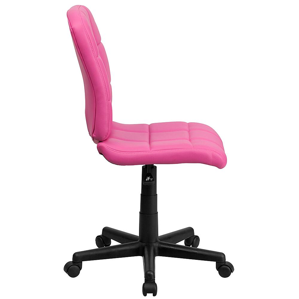 Alt View 16. Alamont Home - Clayton Modern Vinyl Swivel Office Chair - Pink.