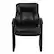 Alt View 11. Alamont Home - Isla Contemporary Leather/Faux Leather Side Chair - Upholstered - Black LeatherSoft.