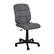 Front. Alamont Home - Clayton Modern Vinyl Swivel Office Chair - Gray.