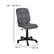 Alt View 13. Alamont Home - Clayton Modern Vinyl Swivel Office Chair - Gray.